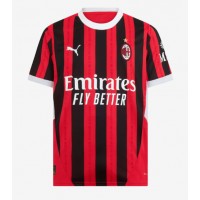 Fotbalové Dres AC Milan Alvaro Morata #7 Domácí 2024-25 Krátký Rukáv